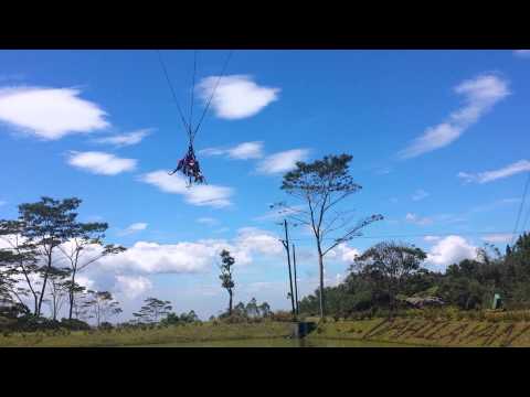 The dropzone experience at Dahilayan Adventure Par