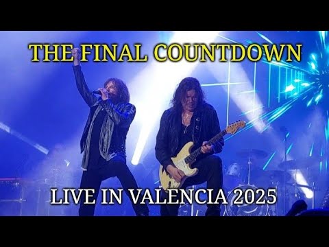 Europe - The Final Countdown (Live - Valencia 2025)