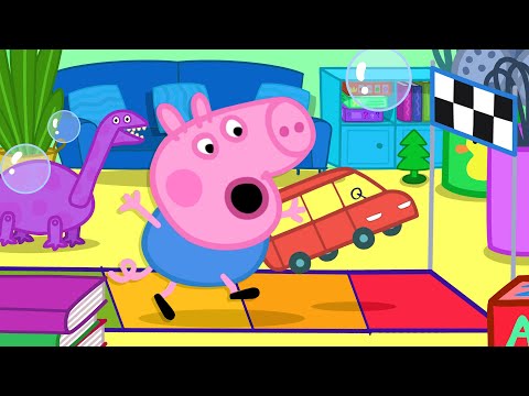 Peppa Pig Tales 2025 🚗 George Builds a MEGA Race Track! 🏁 BRAND NEW Peppa Pig Episodes