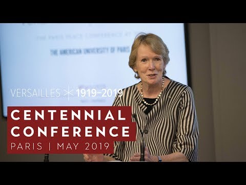 Margaret MacMillan, Keynote Address: AUP Paris Centennial Conference