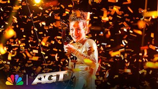 Golden Buzzer: Sofie Dossi Earns GB From Reba McEntire | AGT thumbnail