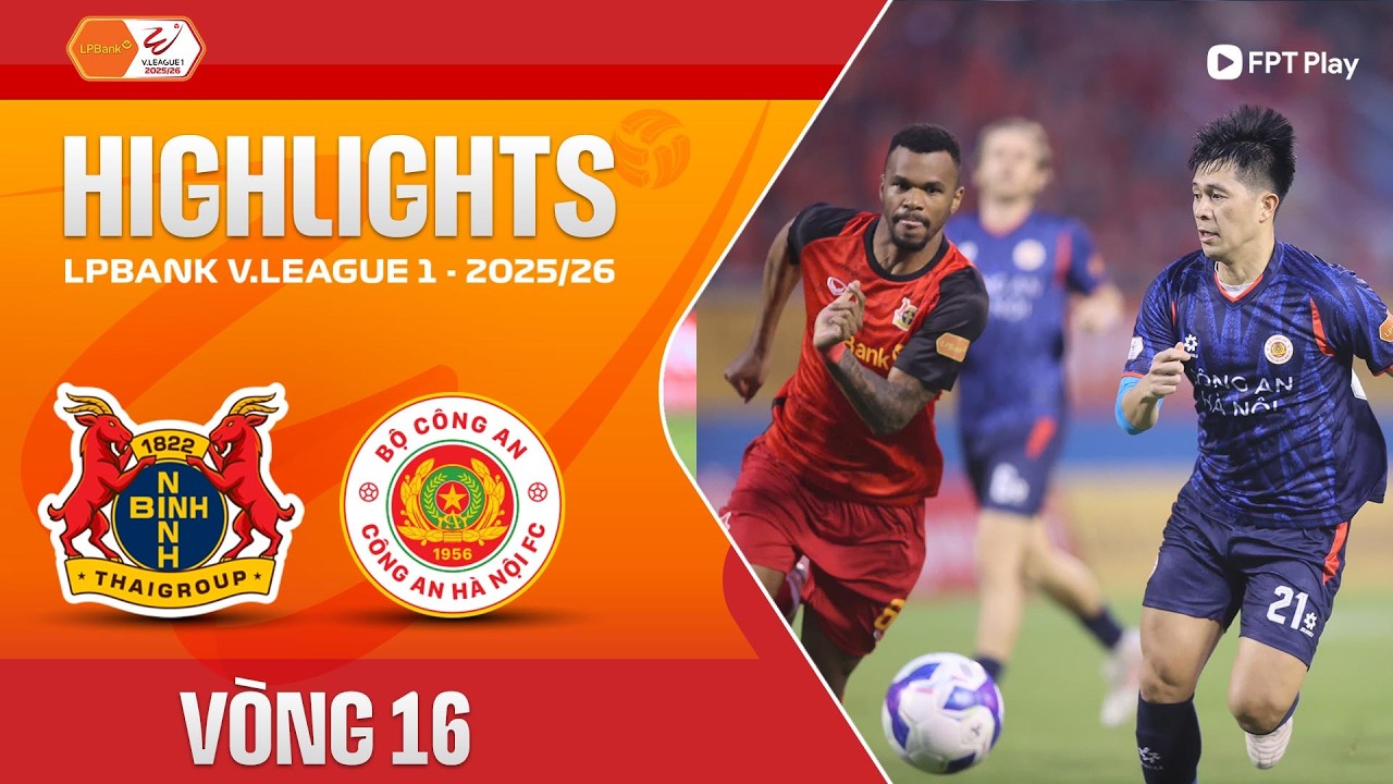 Ninh Bình vs Công An Hà Nội Highlights