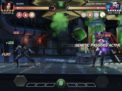 MCOC Act 6.2.2 Mr. Sinister boss ( Quake Takedown ) Average Joe :)