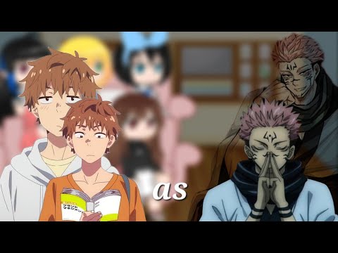 🇬🇧🇺🇸🇧🇷🇷🇺 JJK || Rent a Girlfriend react to Kazuya as Sukuna (Yuji Itadori) || gacha react