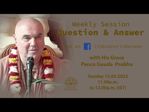 Question & Answer Session with H.G. Panca Gauda Prabhu | Balram Hall Live