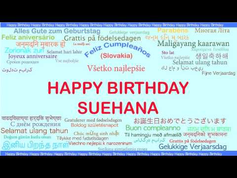 Suehana   Languages Idiomas - Happy Birthday