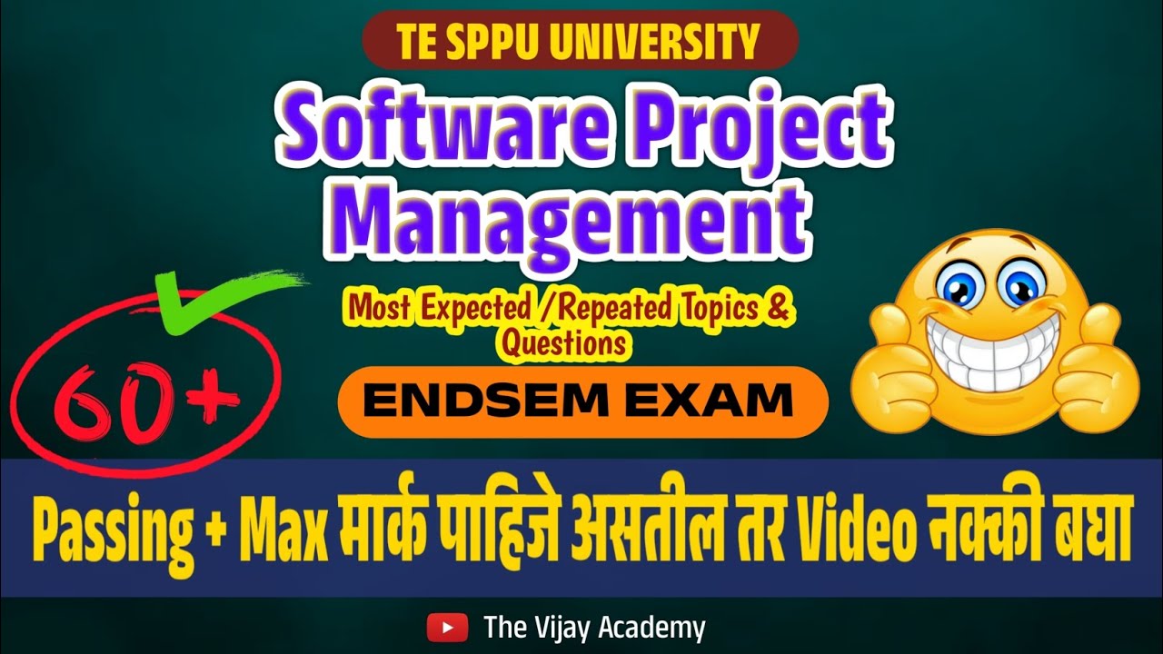 SPM Most Important Questions | TE Comp Engg | #sppu ENDSEM | Software Project Management | Unit 3-6 