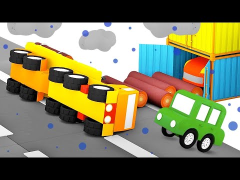 Die 4 kleinen Autos - Der Sturm - Lehrreicher Zeichentrick für kleine Kinder