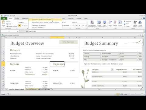 VBA Programming for Excel 2010 -- V1.02 - Displaying the Developer Tab in the Ribbon -- Free Beginners Tutorial