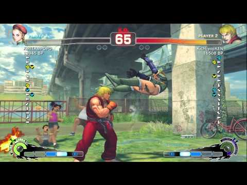 KichijyojiKEN [Ken] vs KIRITAMPOPO [Cammy] SSF4 Japanese Online Ranked Matches - TRUE HIGH-DEF