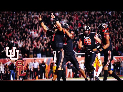 UTAH WINS 43-42 OVER USC! AMAZING FINISH!