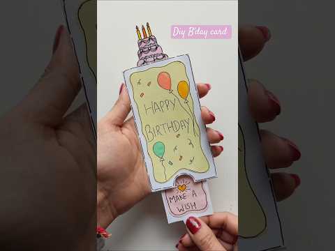 STUNNING Handmade SLIDER Birthday Card!