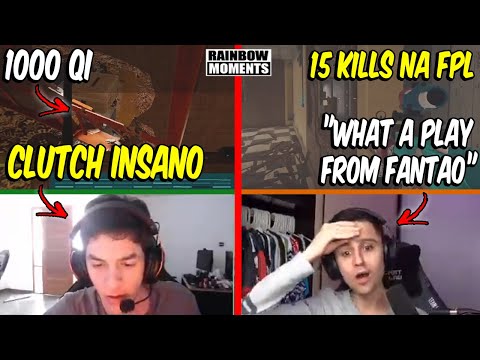 CLUTCH INCRÍVEL DO LAGONIS, 190 DO S3XYCAKE, FNTZY DESTRUINDO NA FPL - MELHORES MOMENTOS LIVES R6
