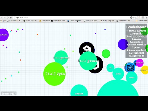 Agar.io - [1427 pontos ft ZyKo]