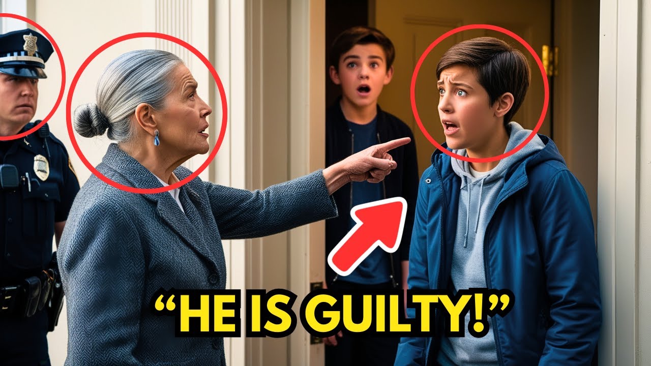 Kind Teen Helps Elderly Woman Fix Her TV. Next Day, She Arrives With the Police!