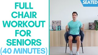 Full Chair Workout - No Equipment, Seated | More Life Health