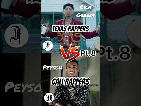 Texas vs Cali Rappers 😳🔥 ( reaction ) #shorts #peysoh #foocommunity