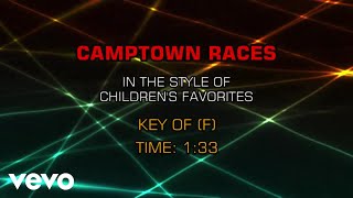 Children's Fun Songs - Camptown Races (Karaoke)