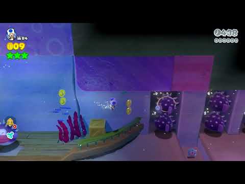 Super Mario 3D World (Switch) 3-5 Itemless Speedrun - Time: 76 (TWR)