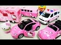 Hello Kitty Car Toys With Pororo Tayo Bus ToyPudding 헬로키티 카 장난감