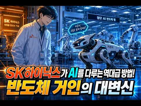SK하이닉스가 AI를 다루는 역대급 방법! 반도체 거인의 대변신  SK하이닉스ㅣ반도체 ㅣAIㅣ심리학ㅣ경제학ㅣ동기부여ㅣ시니어ㅣ자기계발
