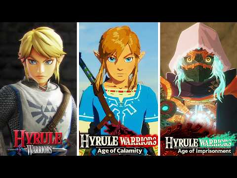 Evolution of Link in Hyrule Warriors Games (2014-2025) 4K