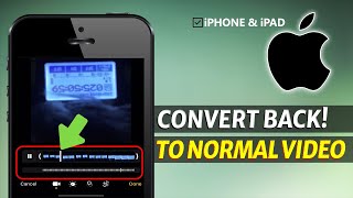 How to Convert a Slow Motion Video into a Normal Video on iPhone?