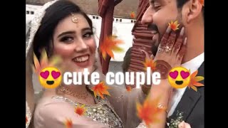 😍Cute New Married Couples😘Whatsapp status video💗 beautiful bridal😍 Muslim couple status 💕💕