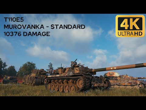 T110E5 10,4k damage 3 frags on Murovanka - World of Tanks