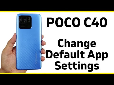 How to Change Default App - POCO C40 Apps Settings