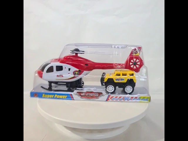 Vídeo relacionado con HERSITY Helicóptero de Rescate Grande Policía Modelos de Aviones de Juguete con Luz y Sonidos, Aeroplanos cumpleaños Regalos para Niños Niñas 3 4 5 6 Años