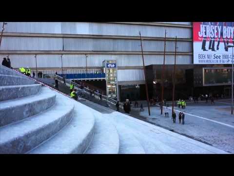 Trappen Stationsplein West in Utrecht