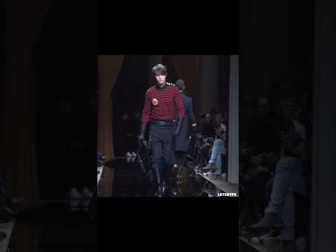 Chico Lachowski walking for #balmain  FW 16 Fashion Show #runway #chico #model #fashionshow