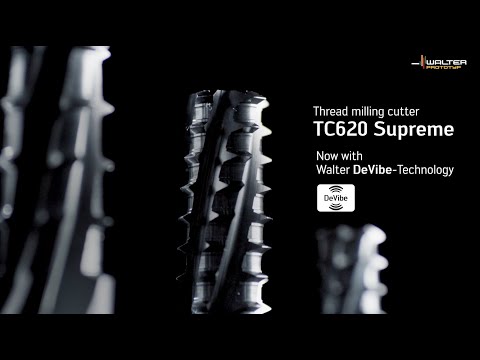 TC620 SUPREME THREAD MILLING CUTTER - DeVibe multirow design, less vibration & red. cutting pressure
