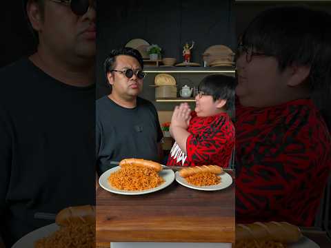 Noodles Hack for My SON #mukbang #funny #trending