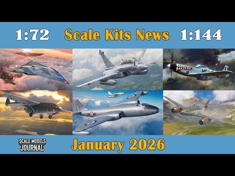 Scale Models News / Aviation and Space 1:72, 1:144 - January 2026
