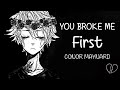 Nightcore You Broke Me First Tate McRae Conor Maynard LYRICS ︎