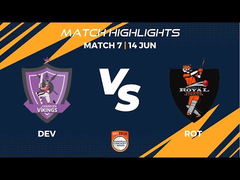 Match 7 - DEV vs ROT | Highlights | FanCode ECS Hungary, 2022 Day 2 | ECS22.295