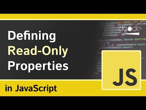 Defining Read Only Properties In Javascript Javascript Objects Tutorial