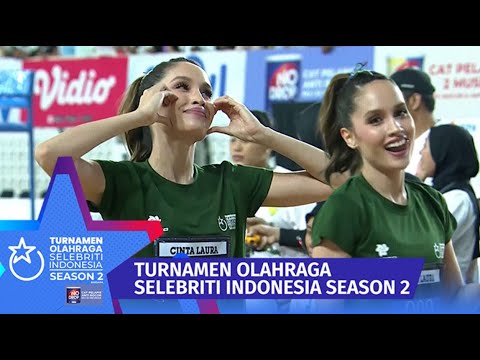 Tak Terkalahkan! Cinta Laura Juara Pertama Atletik 400 M Putri | Turnamen Olahraga Selebriti