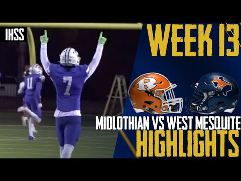 Midlothian Panthers Dominate West Mesquite with a 45-21 Victory!