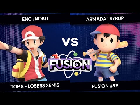 Fusion #99 - Noku (Pokemon Trainer) vs Syrup (Ness) - Top 8 - Losers Semis