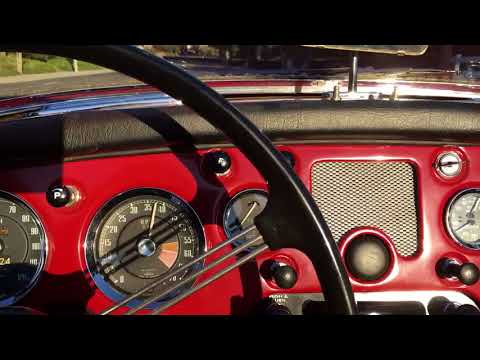 MGA start up, check gauges, drive uphill & shift through gears