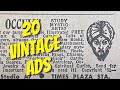 20 Vintage Occult Paranormal Weird Advertisements