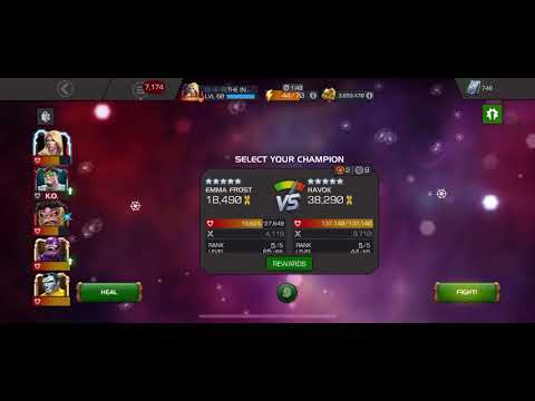 Variant 2 Chapter 2.1 Havok | How to use Emma Frost | Marvel Contest of Champions