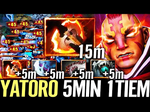 🔥 YATORO GOD Anti Mage 15min Late Fury still handle 5MIN 1ITEM — 100% Legit Carry Farm Dota 2 Pro