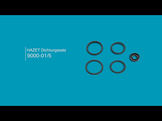Video teaser voor HAZET Dichtungssatz für Sicherheits-Kupplungen 9000-01/5