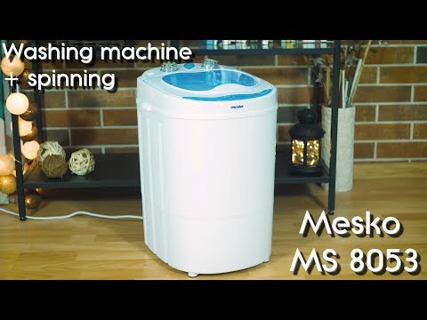 Skalbimo mašina pusiau automatinė Mesko MS 8053, Baltos spalvos, modelis -  MS 8053, žema kaina | Varle.lt