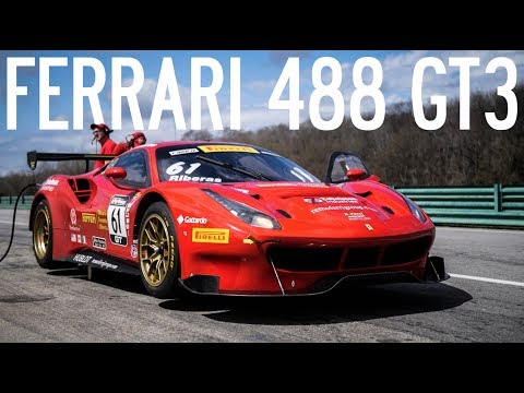 Ferrari 488 GT3 On the Track