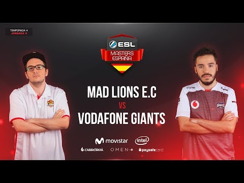 CS:GO - MAD Lions E.C vs. Vodafone Giants - ESL Masters CS:GO T4 - Jornada #6
